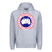 Heather Grey canada goose Premium Hoodie - SnappyArt