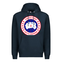 Navy canada goose Premium Hoodie - SnappyArt