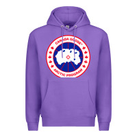 Purple canada goose Premium Hoodie - SnappyArt