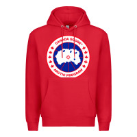 Red canada goose Premium Hoodie - SnappyArt