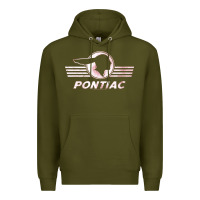 Army Green pontiac distressed Premium Hoodie - SnappyArt