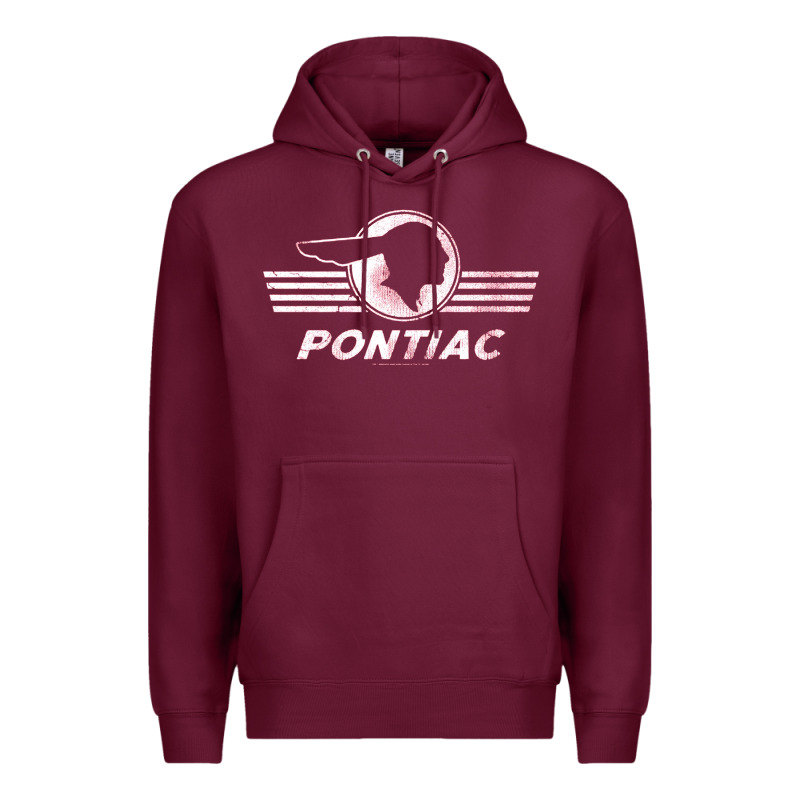 Pontiac Distressed Premium Hoodie by SnappyArt | Teevron