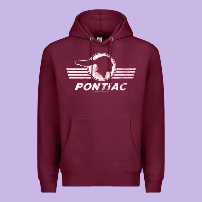 Pontiac Distressed Premium Hoodie Designed By Snappyart
