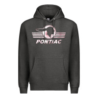 Charcoal Heather pontiac distressed Premium Hoodie - SnappyArt