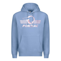 Colony Blue pontiac distressed Premium Hoodie - SnappyArt