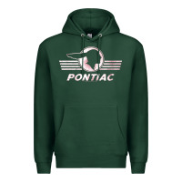 Sports Green pontiac distressed Premium Hoodie - SnappyArt