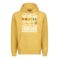Antique Gold VietNam Veteran daughter Most People Never Meet Their Heroes Premium Hoodie - SnappyArt