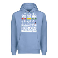 Colony Blue VietNam Veteran daughter Most People Never Meet Their Heroes Premium Hoodie - SnappyArt
