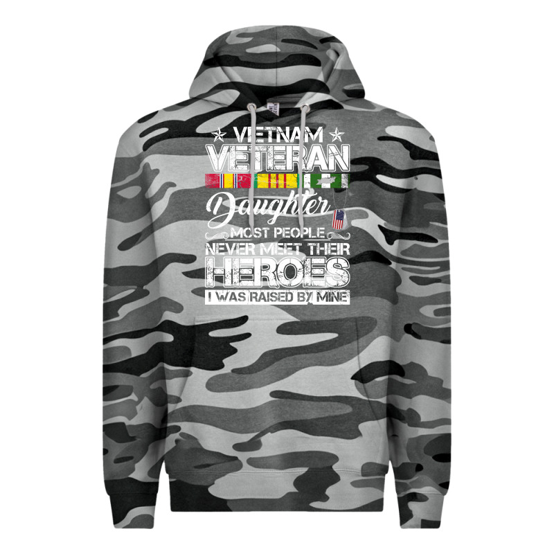 Vietnam Veteran Daughter Most People Never Meet Their Heroes Premium Hoodie by SnappyArt | Teevron