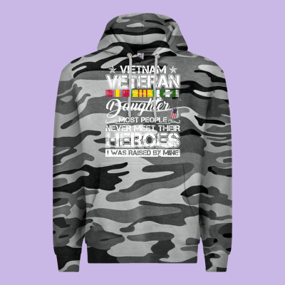 Vietnam Veteran Daughter Most People Never Meet Their Heroes Premium Hoodie Designed By Snappyart