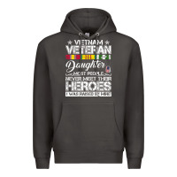 Smoke VietNam Veteran daughter Most People Never Meet Their Heroes Premium Hoodie - SnappyArt