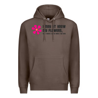 Coffee i may not know my flowers  t shirt Premium Hoodie - SnappyArt