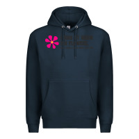 Navy i may not know my flowers  t shirt Premium Hoodie - SnappyArt