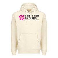 Sandshell i may not know my flowers  t shirt Premium Hoodie - SnappyArt