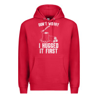 Cardinal lumberjack don't worry i hugged it first lumberjack wood cutter logger Premium Hoodie - SnappyArt
