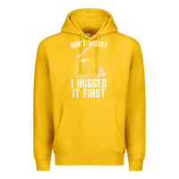 Lemon lumberjack don't worry i hugged it first lumberjack wood cutter logger Premium Hoodie - SnappyArt