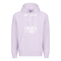 Lilac lumberjack don't worry i hugged it first lumberjack wood cutter logger Premium Hoodie - SnappyArt