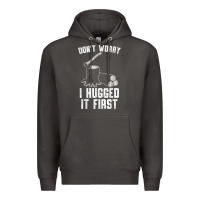 Smoke lumberjack don't worry i hugged it first lumberjack wood cutter logger Premium Hoodie - SnappyArt