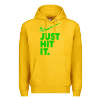 Lemon Just Hit It Cannabis Weed Vintage Retro Design for Weed Lover Premium Hoodie - SnappyArt