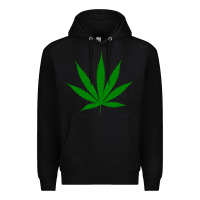 Black Weed Premium Hoodie - SnappyArt