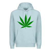 Blue Mist Weed Premium Hoodie - SnappyArt