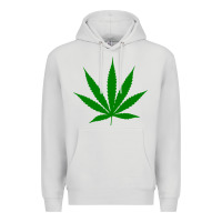 Dove Grey Weed Premium Hoodie - SnappyArt