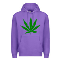 Purple Weed Premium Hoodie - SnappyArt