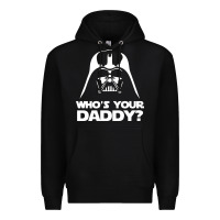 Black darth vader who's your daddy Premium Hoodie - SnappyArt