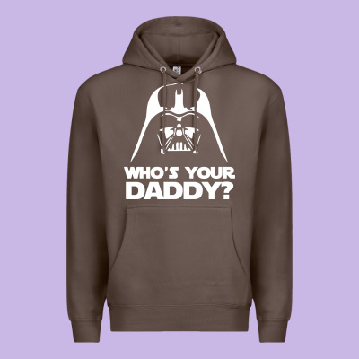 Darth Vader Who's Your Daddy Premium Hoodie Designed By Snappyart