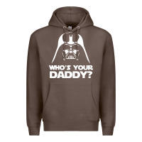Coffee darth vader who's your daddy Premium Hoodie - SnappyArt