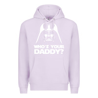 Lilac darth vader who's your daddy Premium Hoodie - SnappyArt
