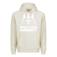 Oatmeal Heather darth vader who's your daddy Premium Hoodie - SnappyArt