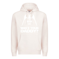 Pale Pink darth vader who's your daddy Premium Hoodie - SnappyArt