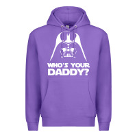 Purple darth vader who's your daddy Premium Hoodie - SnappyArt