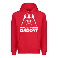 Red darth vader who's your daddy Premium Hoodie - SnappyArt