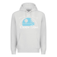 Dove Grey when you wish upon a death star Premium Hoodie - SnappyArt