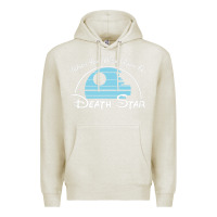 Oatmeal Heather when you wish upon a death star Premium Hoodie - SnappyArt