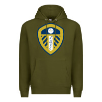 Army Green leeds-fc Premium Hoodie - SnappyArt