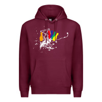 Burgundy awana games Premium Hoodie - SnappyArt