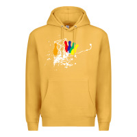 Mustard awana games Premium Hoodie - SnappyArt