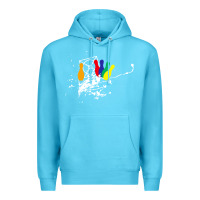 Ocean Blue awana games Premium Hoodie - SnappyArt