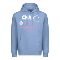 Colony Blue cna nurse t shirt Premium Hoodie - SnappyArt