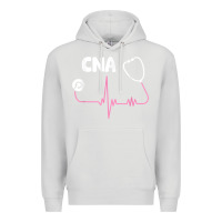 Dove Grey cna nurse t shirt Premium Hoodie - SnappyArt
