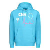 Ocean Blue cna nurse t shirt Premium Hoodie - SnappyArt