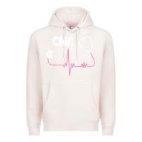 Pale Pink cna nurse t shirt Premium Hoodie - SnappyArt