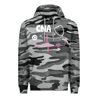 Slate Camo cna nurse t shirt Premium Hoodie - SnappyArt