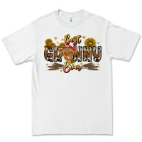 White best granny ever western theme Premium Tee - CowhideDigitalArt