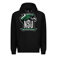 Black northeastern state riverhawks Premium Hoodie - SnappyArt