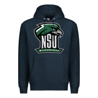 Navy northeastern state riverhawks Premium Hoodie - SnappyArt