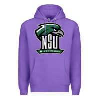 Purple northeastern state riverhawks Premium Hoodie - SnappyArt